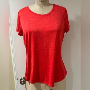 PrAna Women's orange crew neck  T-shirt size M